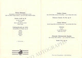 Richter, Sviatoslav - Concert Program Vienna 1962