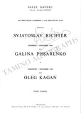 Richter, Sviatoslav - Signed Program Paris 1982