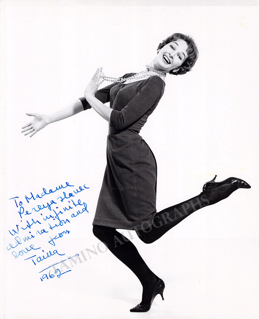 Taina Elg Autograph Photograph 1962 – Tamino