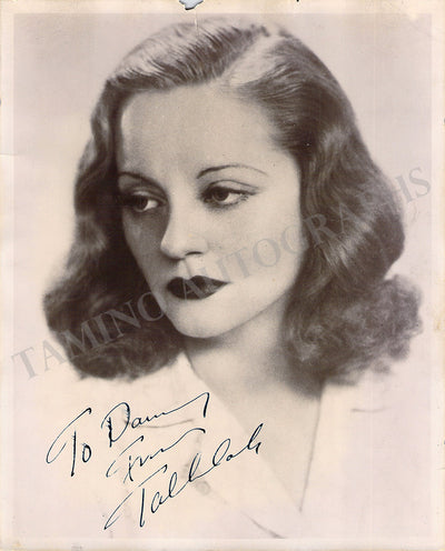Bankhead, Tallulah - Signed Photograph