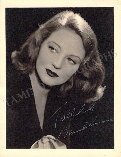 Bankhead, Tallulah - Signed Photograph