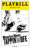 Hines, Maurice - Signed Playbill "Tappin' Thru Life"