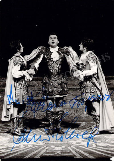 Troyanos, Tatiana - Howells, Anne - Hollweg, Werner - Signed Photo in "La Clemenza di Tito"