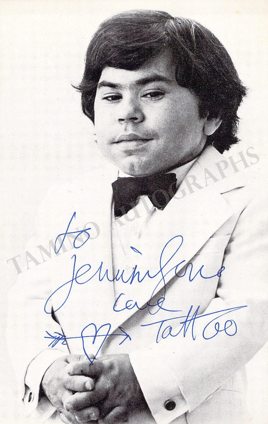Herve Villechaize Autograph Signed Photo – Tamino Autographs