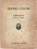 Teatro Colon - Signed Season Book 1947