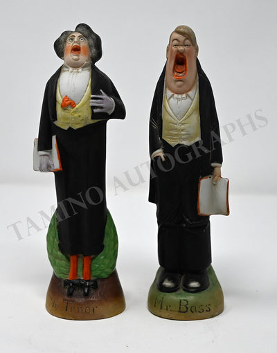 Tenor & Bass - Set x 2 Porcelain Figurines