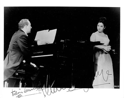 Berganza, Teresa - Lavilla, Felix - Double Signed Photograph in Recital
