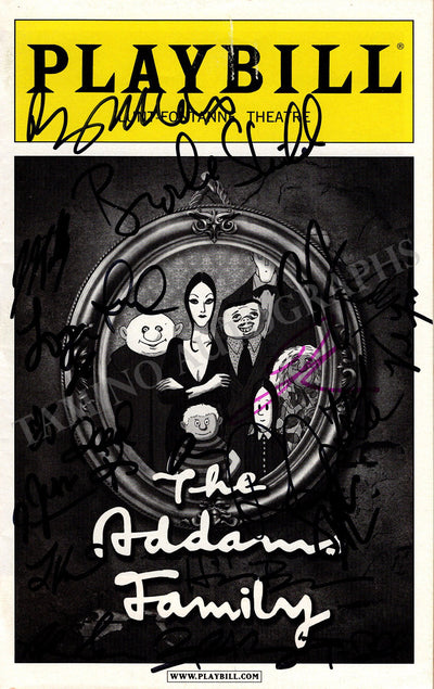 The Addams Family - Signed Broadway Playbill