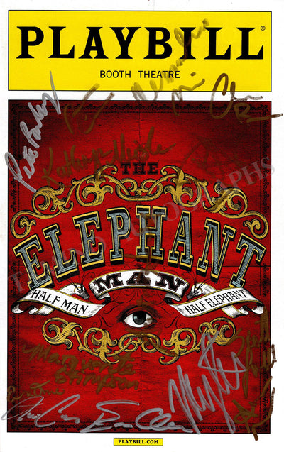 The Elephant Man - Signed Broadway Playbill