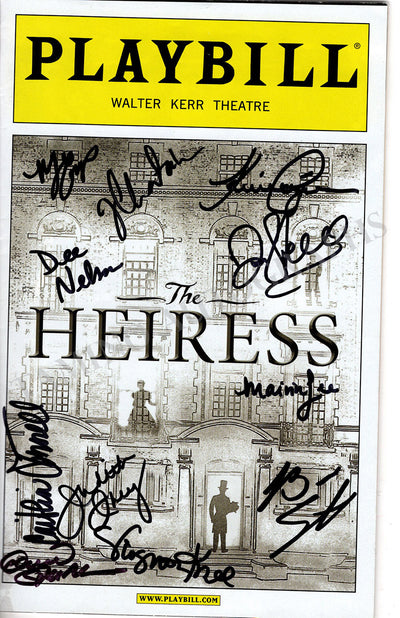 The Heiress - Signed Broadway Musical Playbill