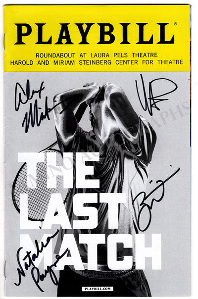 The Last Match - Signed Broadway Musical Playbill