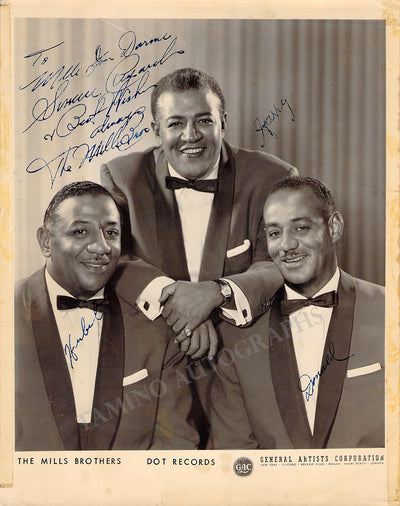 The Mills Brothers - Signed Photograph