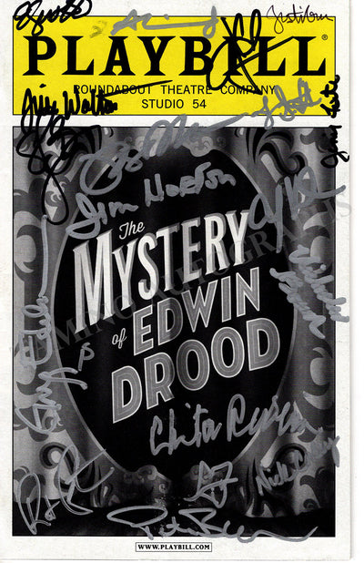 The Mistery of Edwin Drood - Signed Broadway Musical Playbill