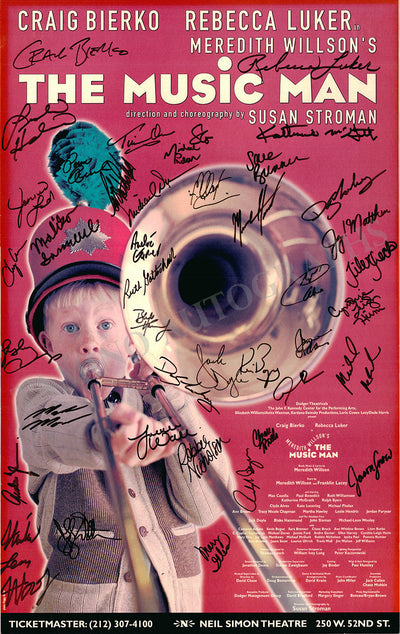The Music Man - Signed Broadway Poster