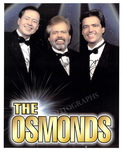 The Osmons - Photograph Signed by All Members