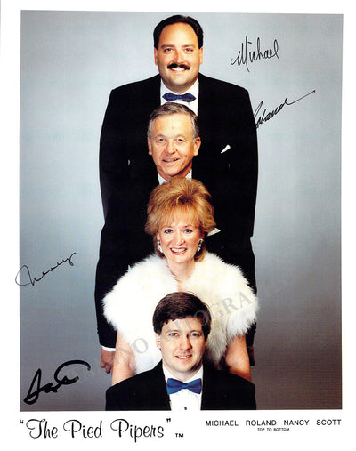 The Pied Pipers - Photograph Signed by All Members