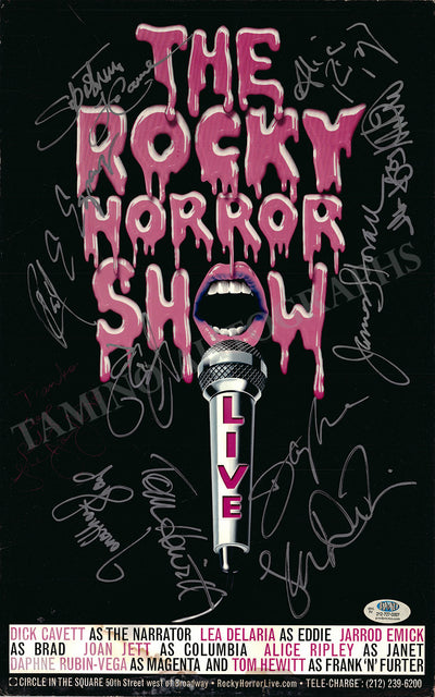The Rocky Horror Show - Signed Broadway Poster