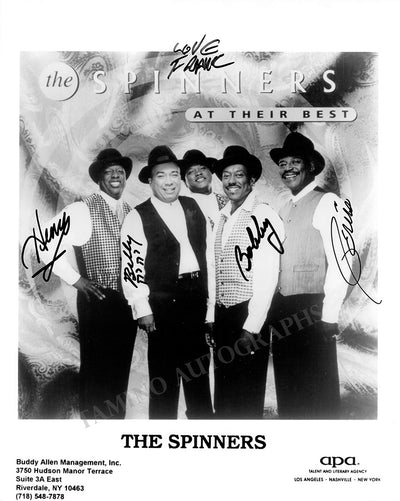The Spinners - Photograph Signed by All Members