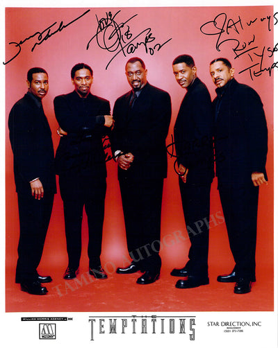 The Temptations - Photograph Signed by All Members