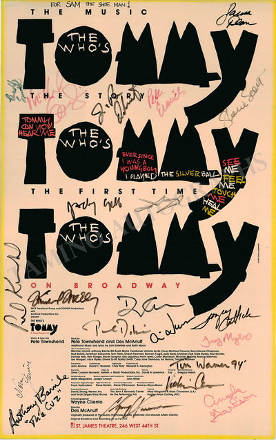 Tommy The Who's - Signed Broadway Poster