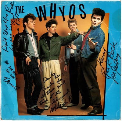 The Whyos - Signed LP Record Sleeve