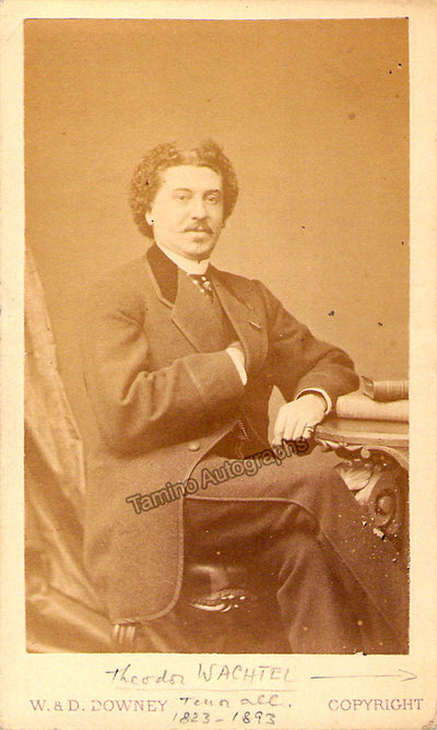 Wachtel, Theodore - Signed CDV Photograph