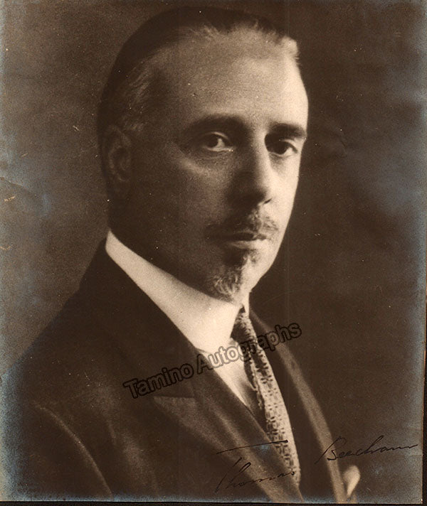 Beecham, Thomas Signed Photograph Tamino Autographs
