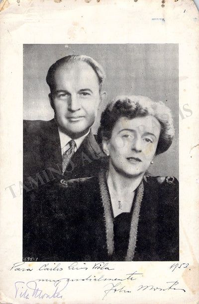 Montes, John & Tila - Signed Photograph