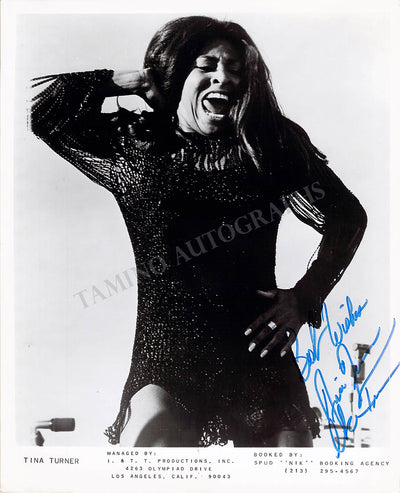Turner, Tina - Signed Photograph