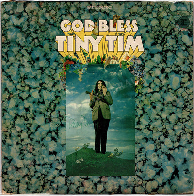 Tiny Tim - Signed LP Record Sleeve