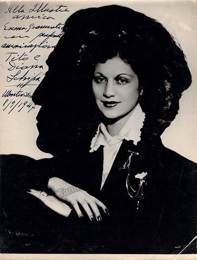 Schipa, Diana - Schipa, Tito - Double Signed Photograph
