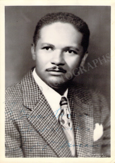 Duncan, Todd - Signed Photograph