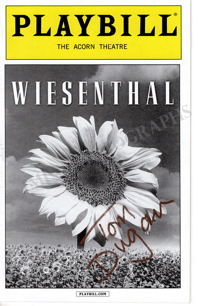 Wiesenthal - Signed Broadway Musical Playbill