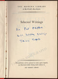 Capote, Truman - Signed Book "Selected Writings"