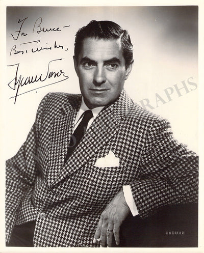 Power, Tyrone - Signed Photograph