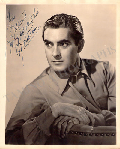 Power, Tyrone - Signed Photograph