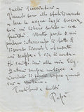 Giordano, Umberto - Autograph Letter Signed