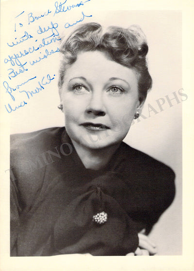Merkel, Una - Signed Photograph