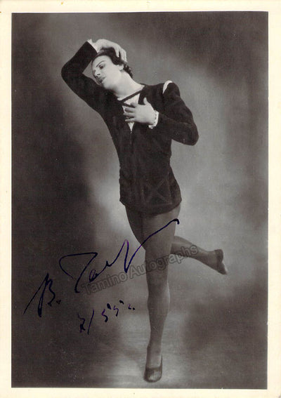 Chabukiani, Vakhtang - Signed Photograph 1955