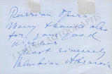 Aksarova, Valentina - Autograph Letter Signed
