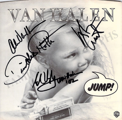 Van Halen - Signed LP Single Record "Jump!"
