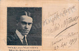 Nijinsky, Vaslav - Signed Card & Photo 1913