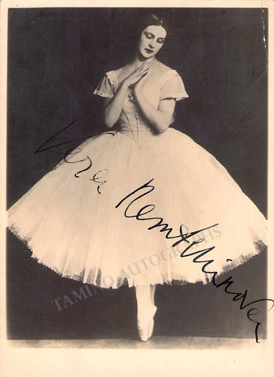 Nemtchinova, Vera - Signed Photograph