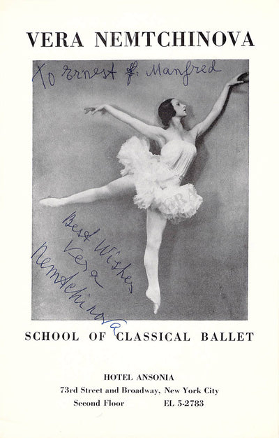 Nemtchinova, Vera - Signed Booklet