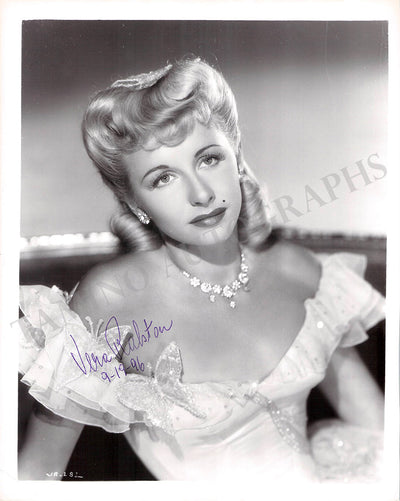 Ralston, Vera - Signed Photograph 1996