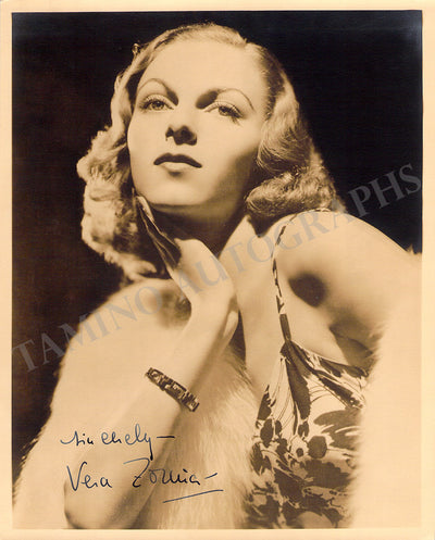 Zorina, Vera - Signed Photograph