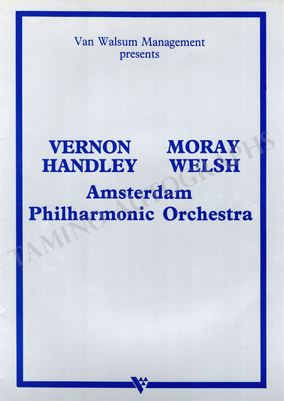 Handley, Vernon - Welsh, Moray - Signed Program Leeds 1984