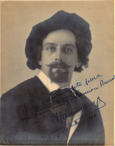 Llamazares, Vicente - Signed Photograph 1935