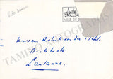 Desarzens, Victor - Autograph Note Signed 1960