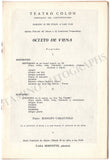Vienna Octet - Concert Program Buenos Aires 1958